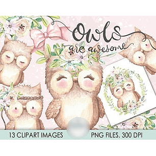 Kit Digital Corujinhas 