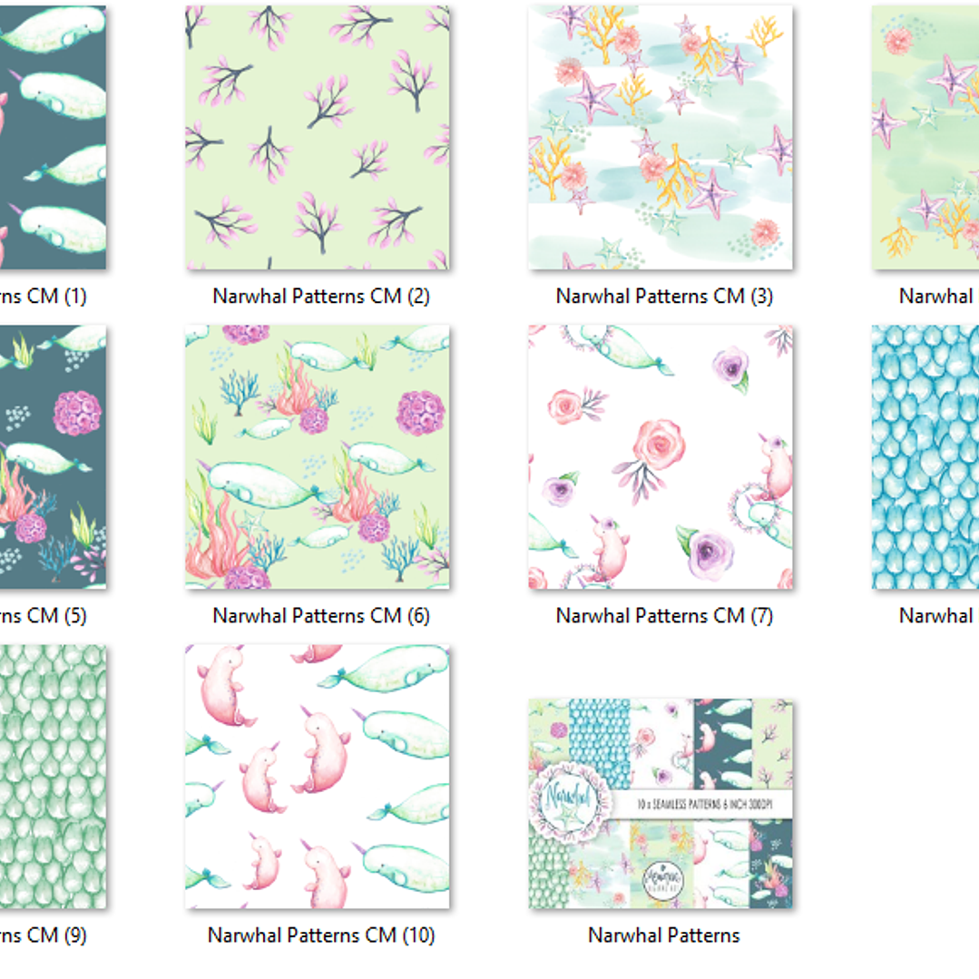 Kit Digital Papéis Fundo do Mar  2