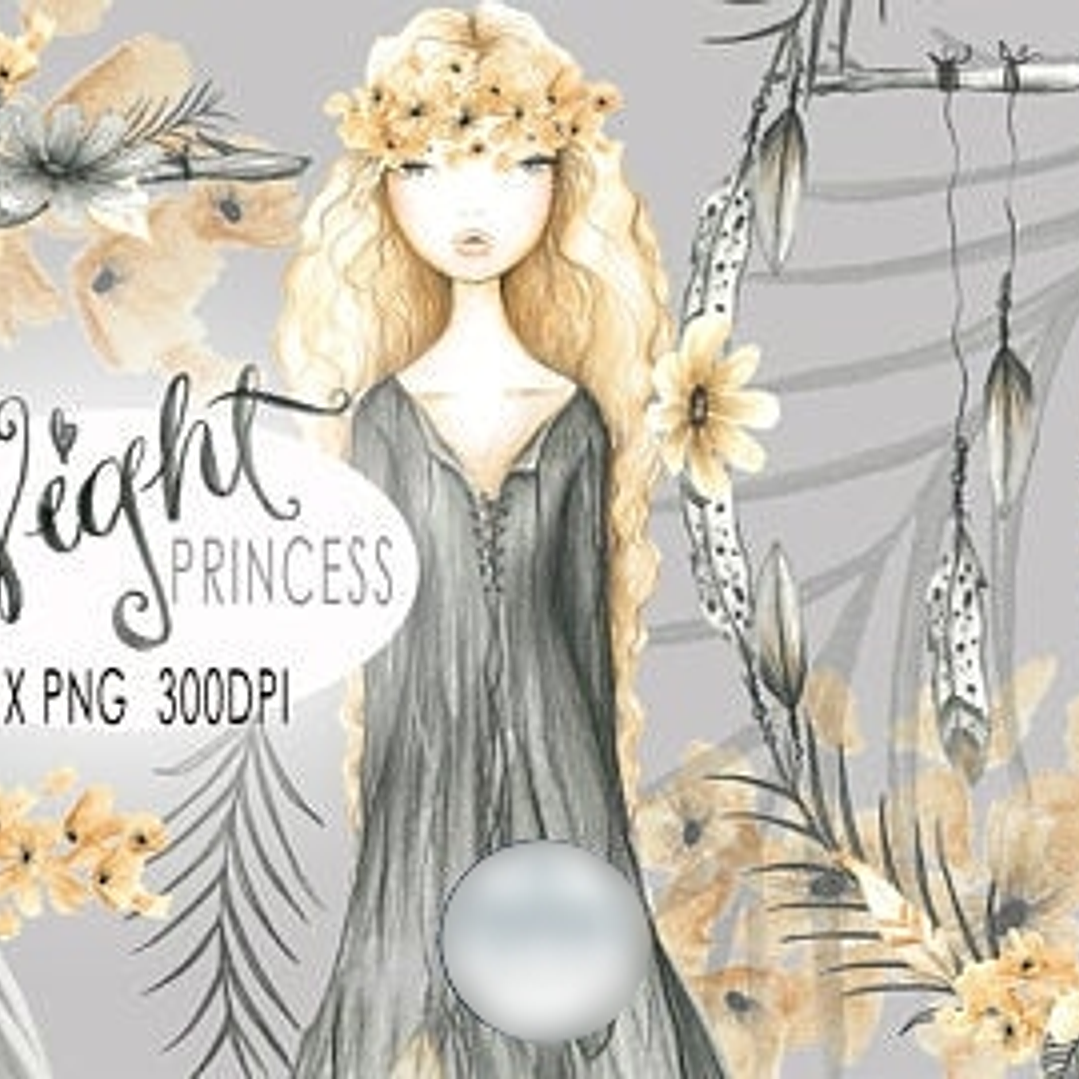 Kit Digital Princesa da Noite  1