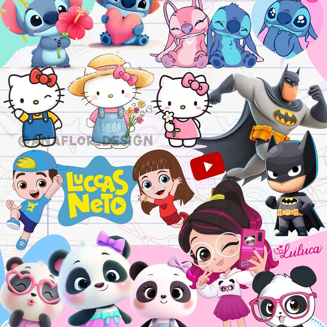 Kit Digital Etiquetas Escolares 60 Temas  6