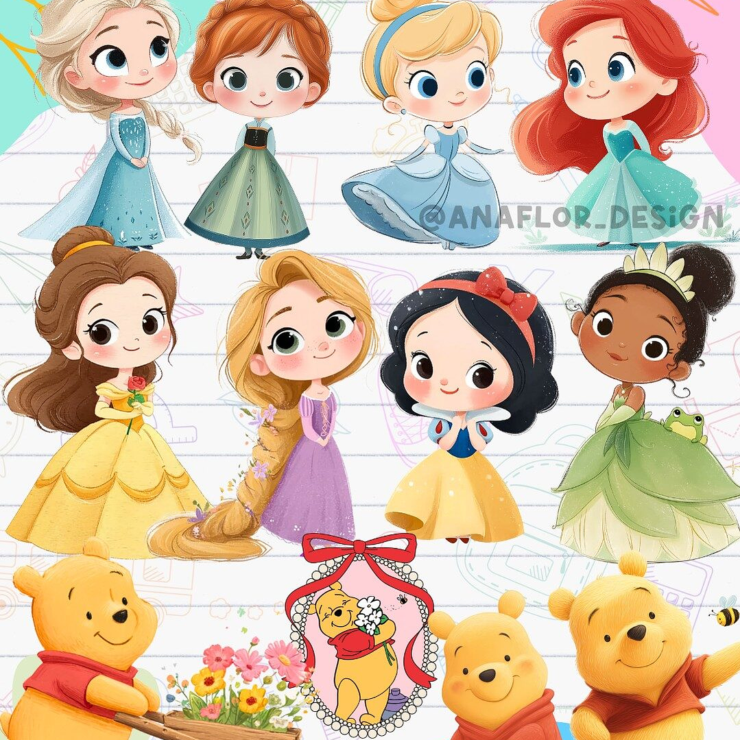 Kit Digital Etiquetas Escolares 60 Temas  8