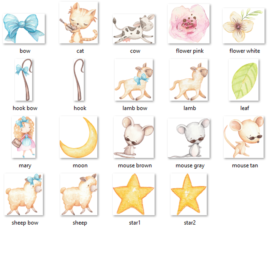 Kit Digital Cantiga de Ninar Animais  2