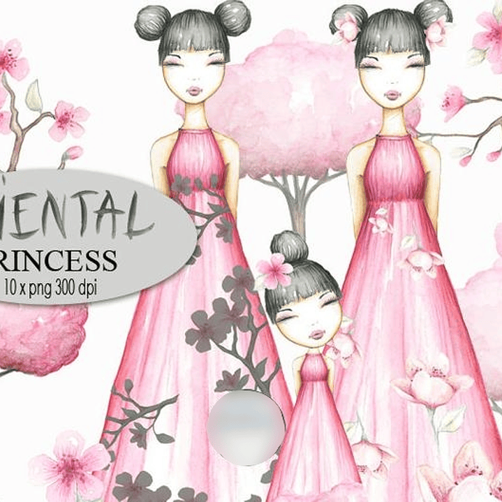 Kit Digital Princesa Oriental 1