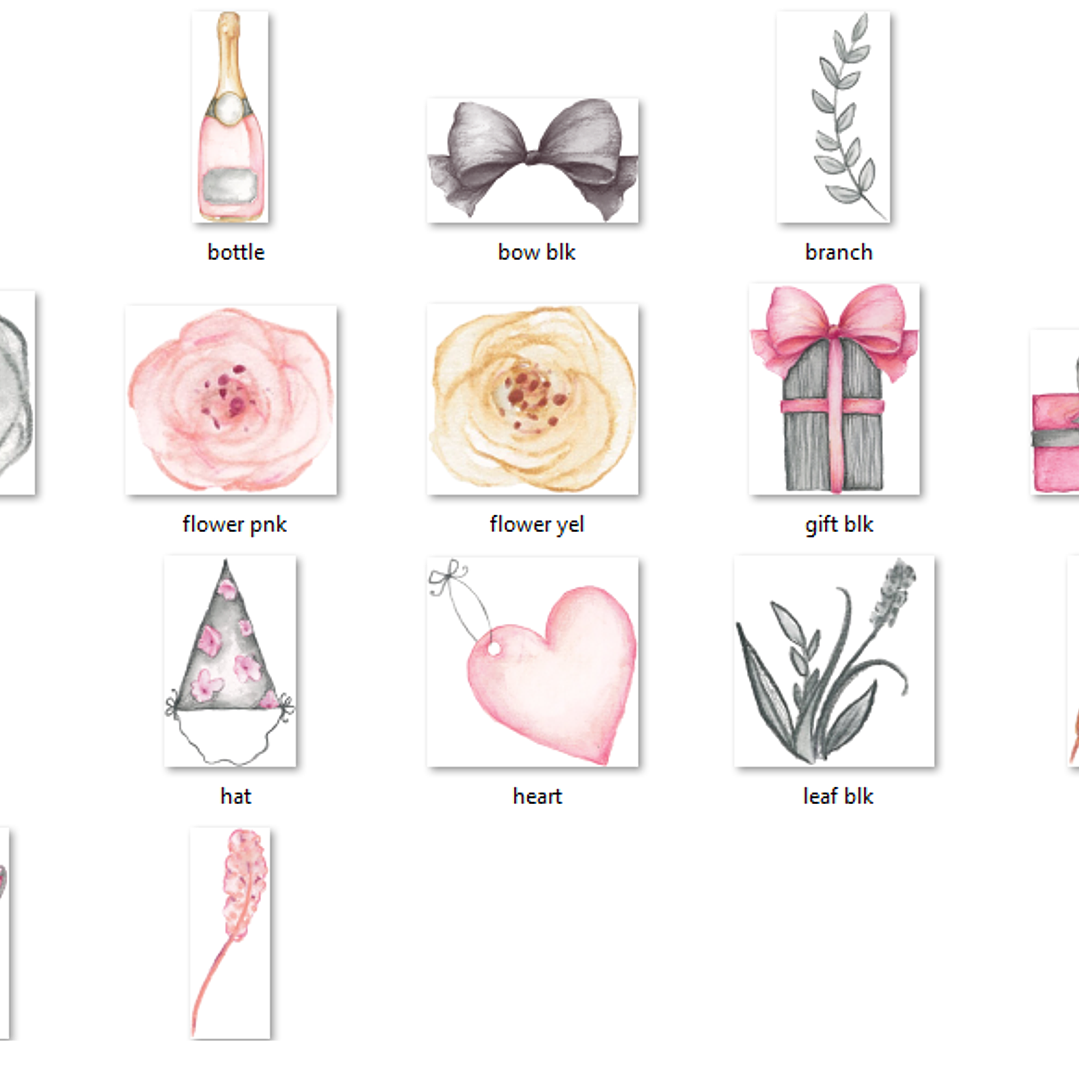 Kit Digital Garota Festeira  2