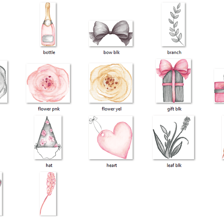 Kit Digital Garota Festeira  2