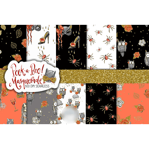 Kit Digital Papéis Baile de Máscara