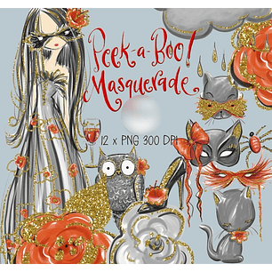 Kit Digital Baile de Máscaras