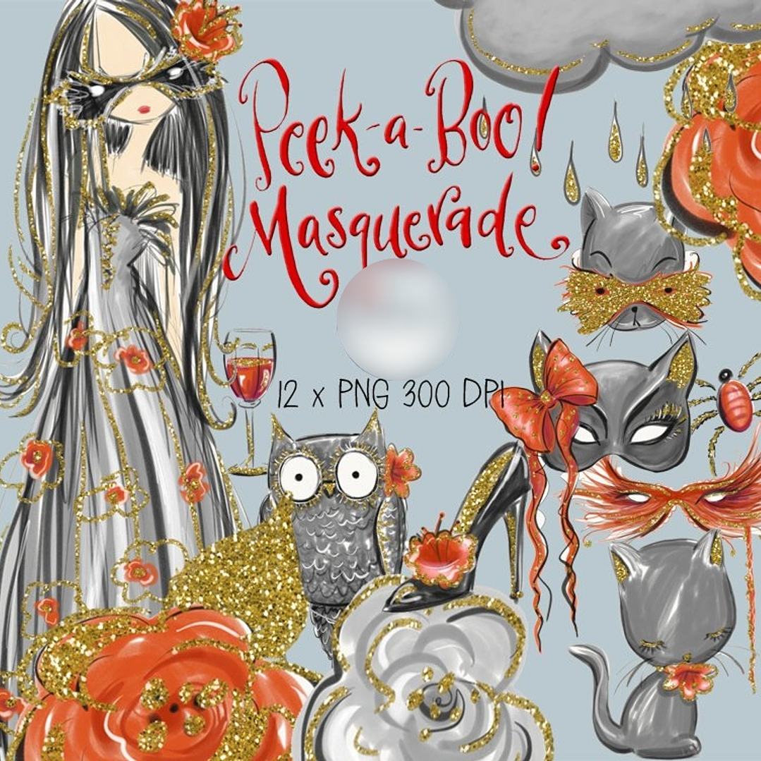 Kit Digital Baile de Máscaras 1