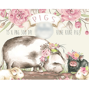 Kit Digital Porquinho 