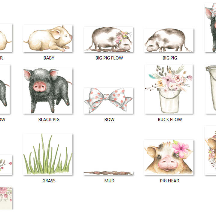 Kit Digital Porquinho  2