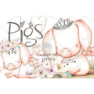 Kit Digital Porquinho 