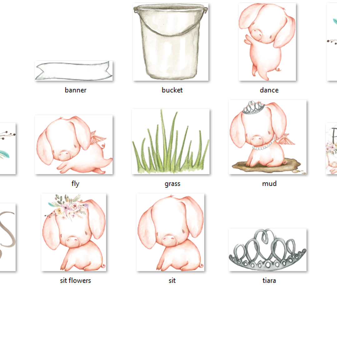 Kit Digital Porquinho  2