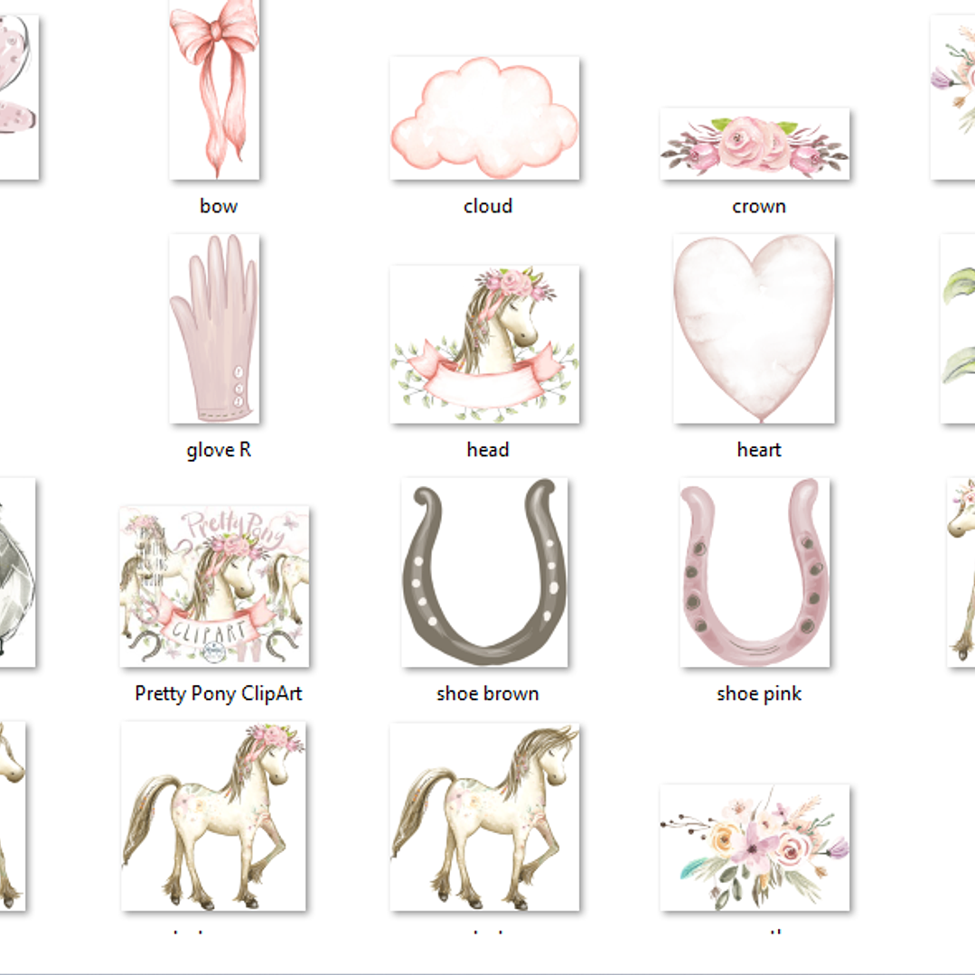 Kit Digital Cavalo Fofo  2