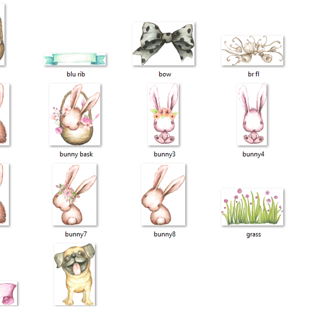 Kit Digital Coelhinho da Páscoa 2