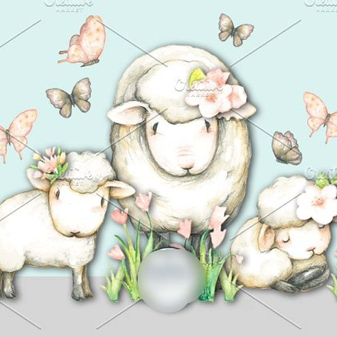 Kit Digital Ovelhinhas 1