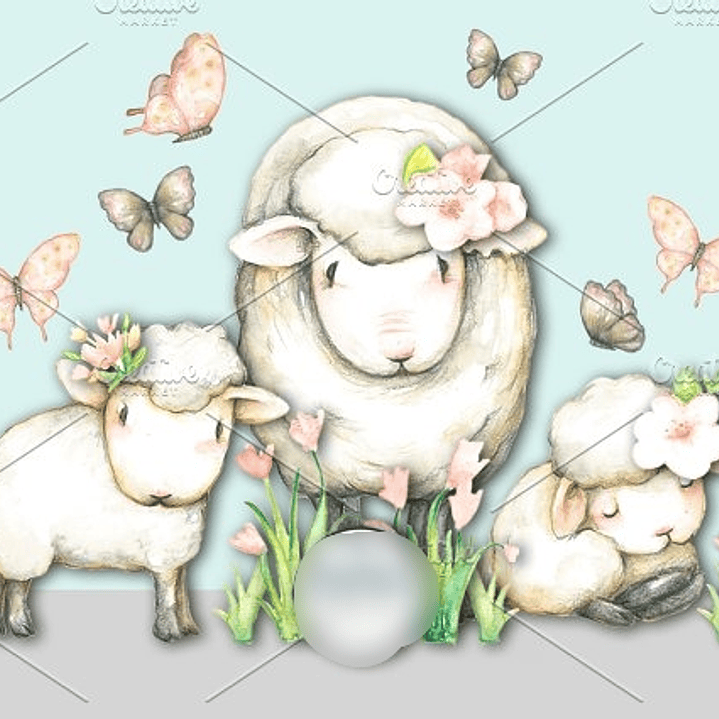 Kit Digital Ovelhinhas 1