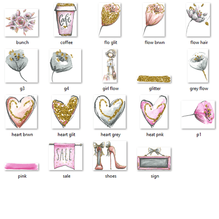 Kit Digital Garota no Shopping  2