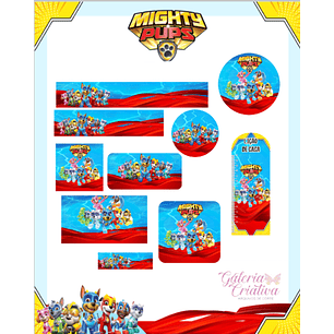 Arquivo Etiqueta Escolar Patrulha Canina Super Filhotes 