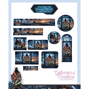 Arquivo Etiqueta Escolar Star Wars 