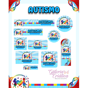 Arquivo Etiqueta Escolar Autismo 