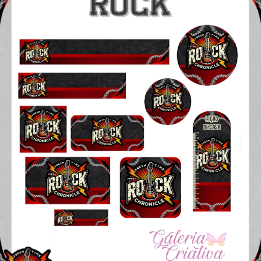 Arquivo Etiqueta Escolar Rock  1