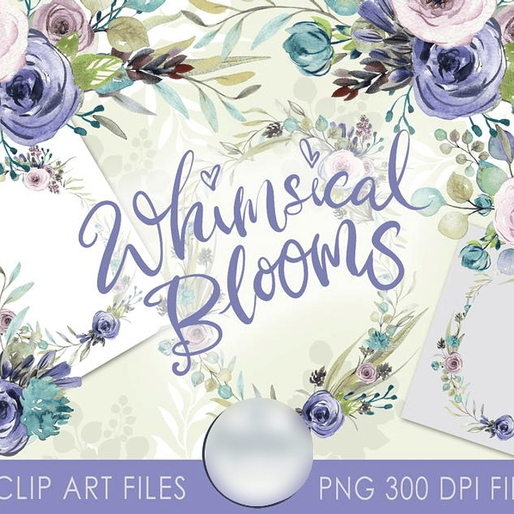 Kit Digital Flores Caprichosas 1