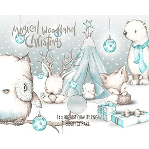 Kit Digital Floresta Branca 