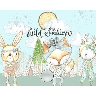 Kit Digital Moda Selvagem Animais 