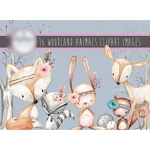 Kit Digital Animais da Floresta 