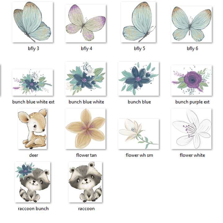 Kit Digital Bebês da Floresta 2 2