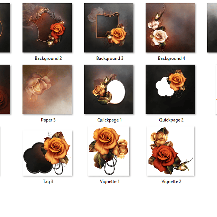 Kit Digital Fantasia de Outono 2