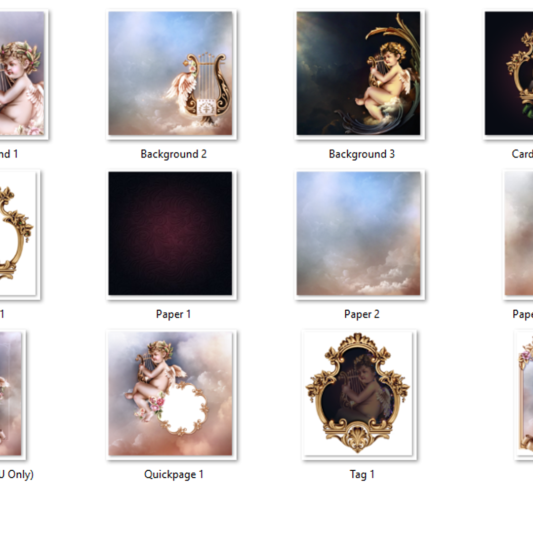 Kit Digital Anjo de Férias  2