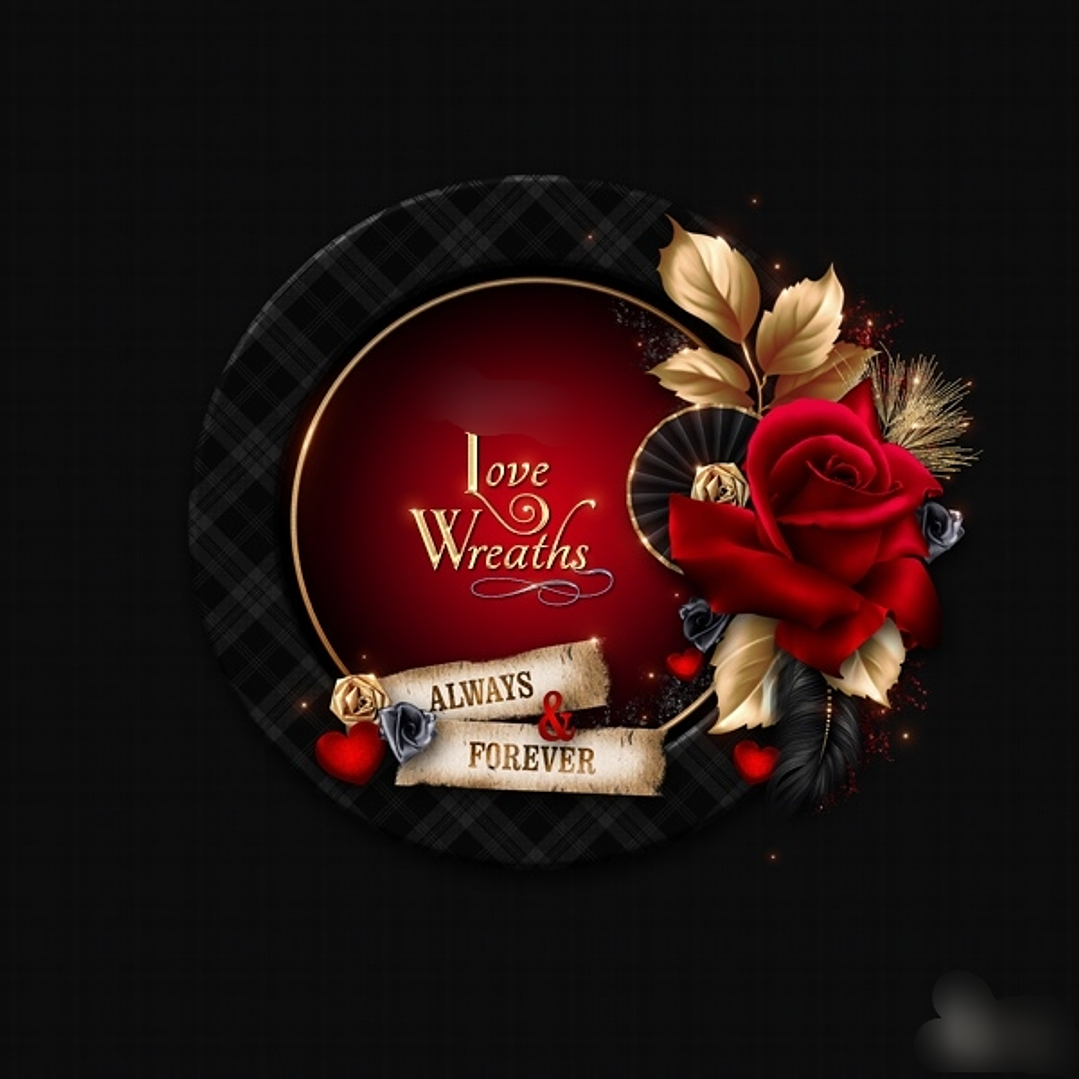 Kit Digital Molduras de Rosas  1