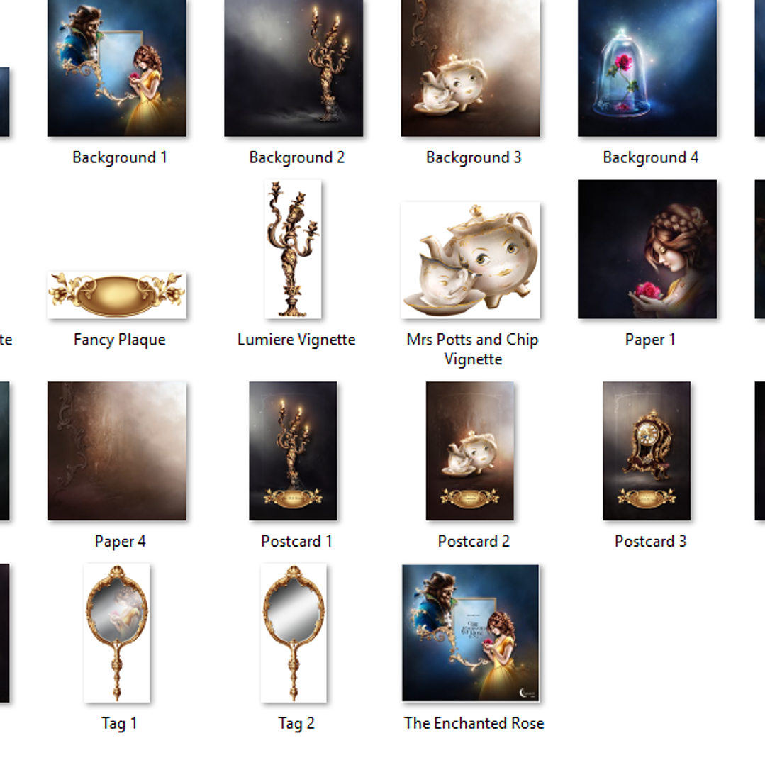 Kit Digital A Bela e a Fera  2