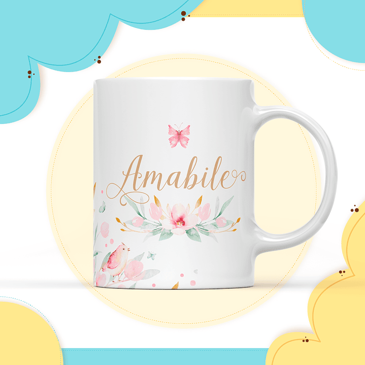 Arquivo Encadernação Baby Jardim Floral Delicado 5