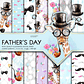 Kit Digital Papéis Dia dos Pais  - Thumbnail 1