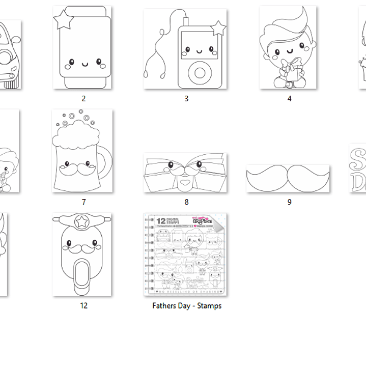 Kit Digital Papéis Dia dos Pais  2