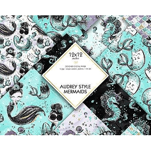 Kit Digital Papéis Sereias 