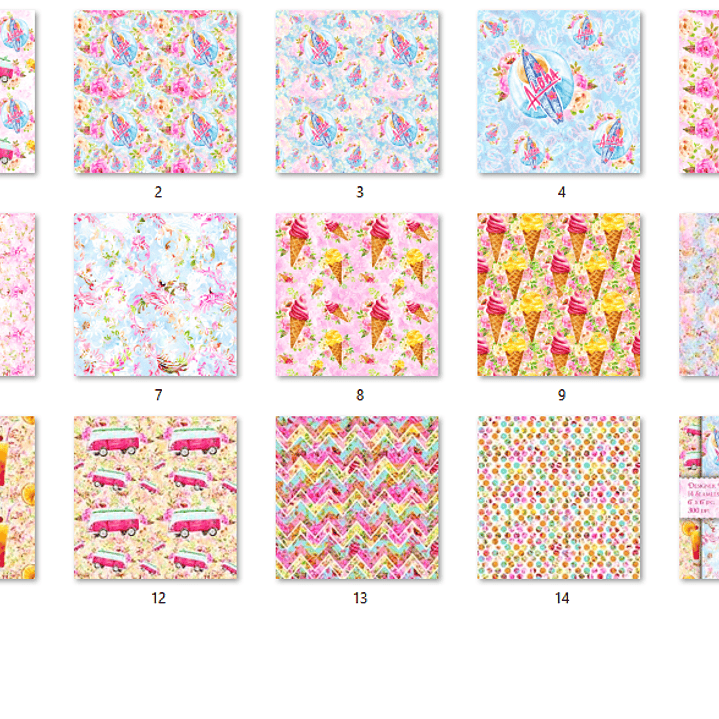 Kit Digital Papéis Beach Party 2