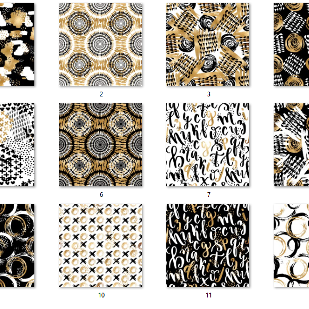 Kit Digital Papéis Rabiscos  2