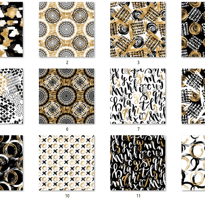 Kit Digital Papéis Rabiscos  2