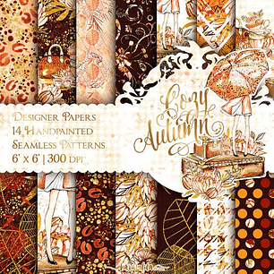 Kit Digital Papéis Outono 