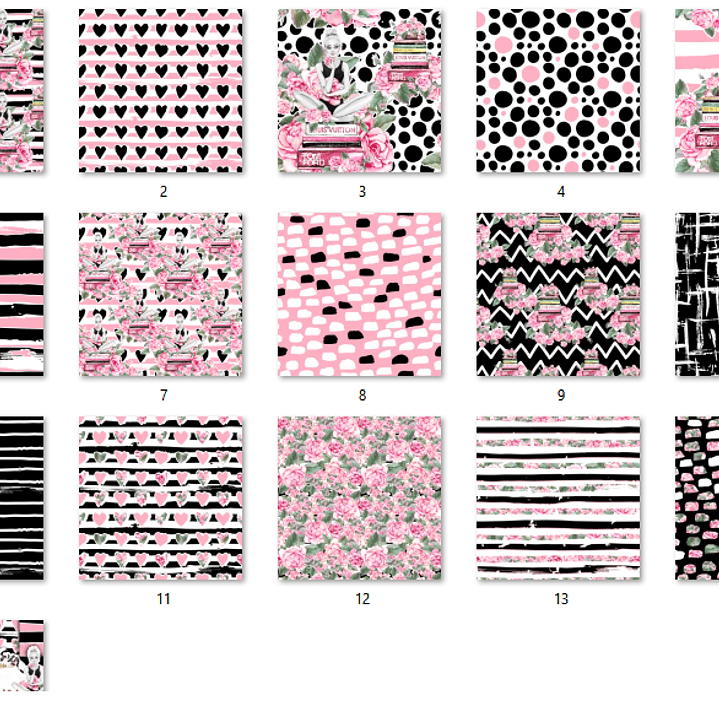 Kit Digital Papéis Fashion  2