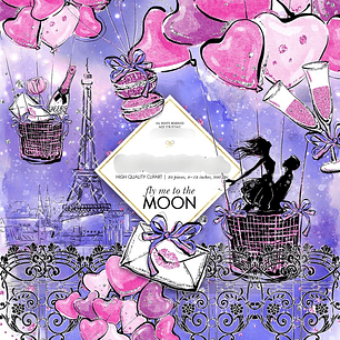 Kit Digital Dia dos Namorados Leve-me à Lua