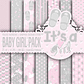 Kit Digital Papéis Baby Menina  - Thumbnail 1