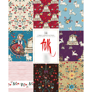 Kit Digital Papéis Floral