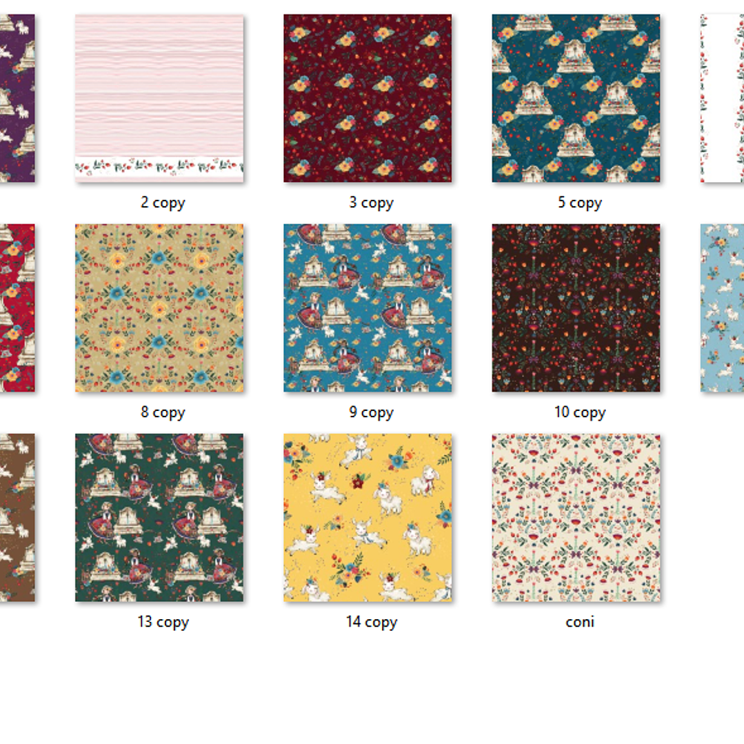 Kit Digital Papéis Floral 2