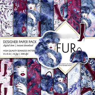 Kit Digital Papéis de Pele