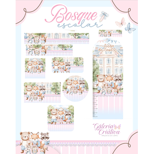 Arquivo Etiqueta Escolar Bosque 