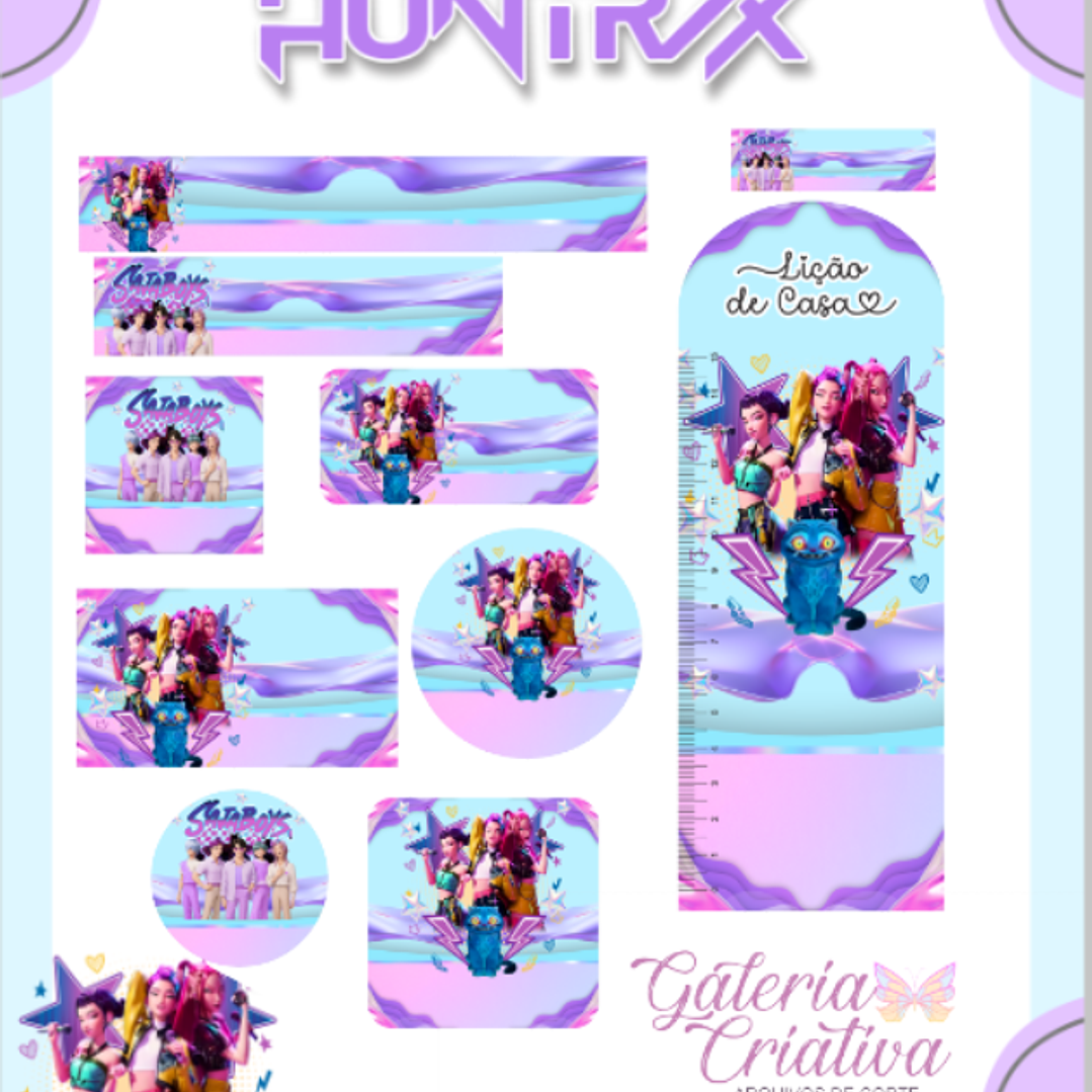 Arquivo Etiqueta Escolar Huntrax  1